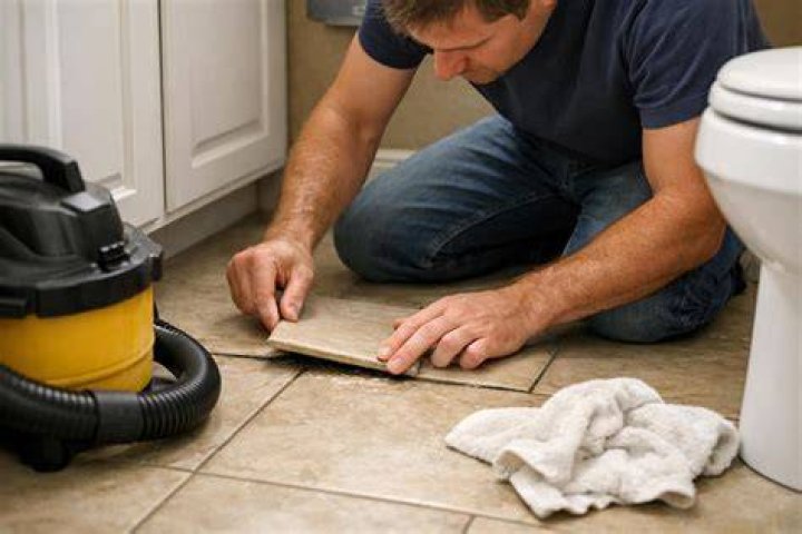 Can flood water get under tile?