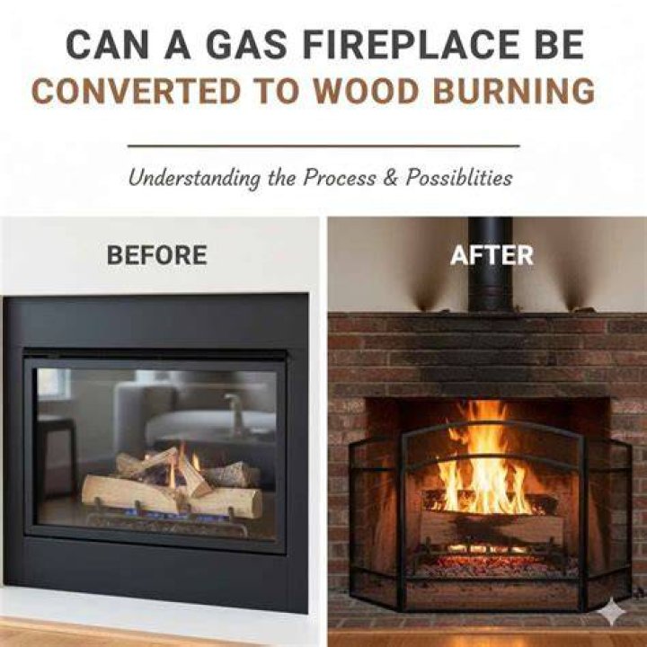 Can I use real wood in a gas fireplace?