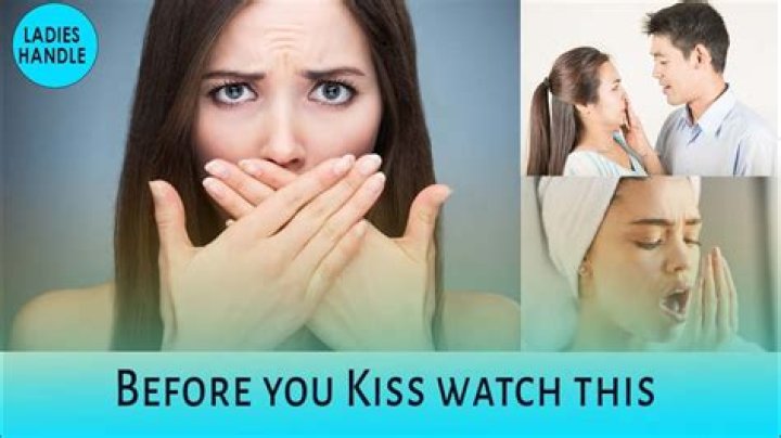 Can you get bad breath from kissing someone?
