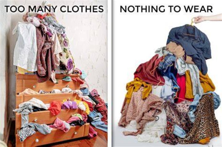 How do you get rid of too many clothes?