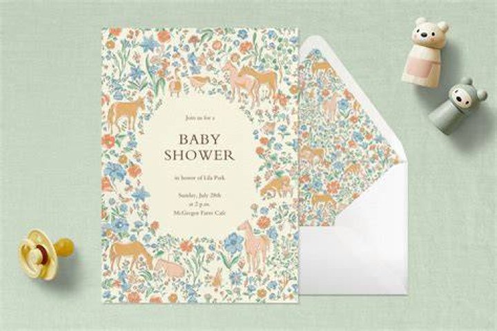 How far in advance should baby shower invites go out?