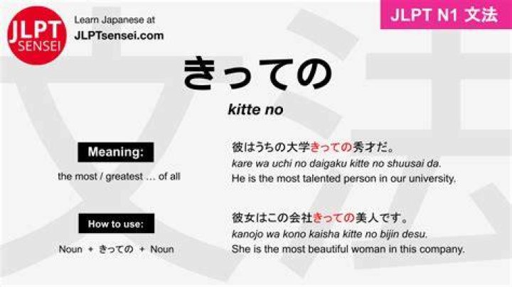 What is Kitte in Japanese?